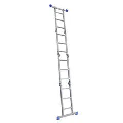 BAUKER - Escalera Articulada de Aluminio 98cm 12 Pasos
