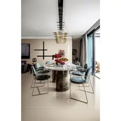 HOLZTEK - Porcelanato Liso Beige 60x60cm 1.44m2.