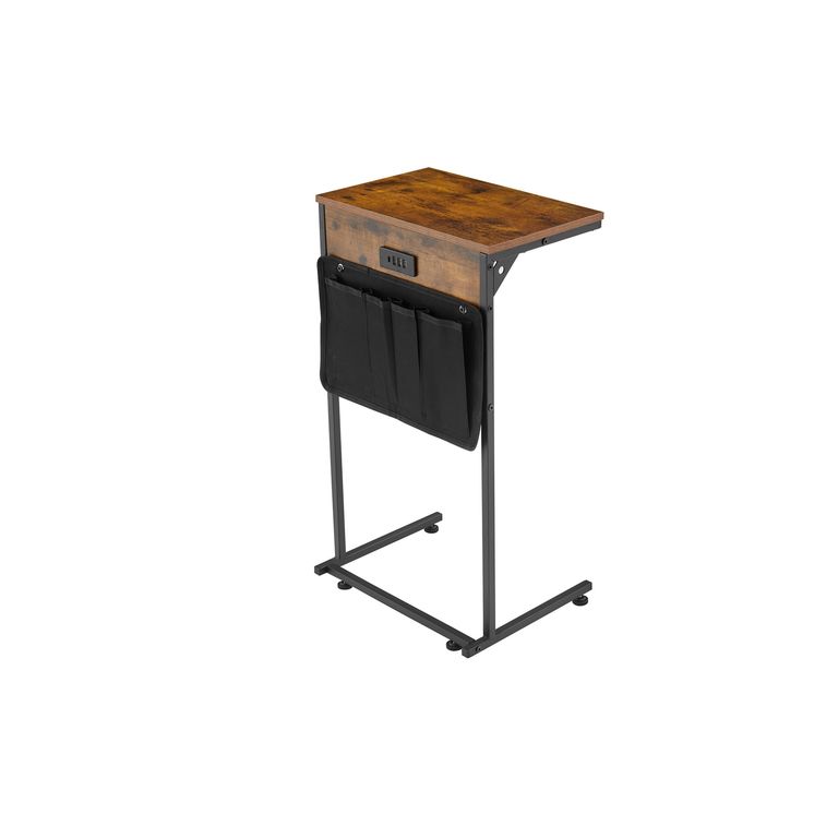 Mesa Lateral con Cargador Hallen