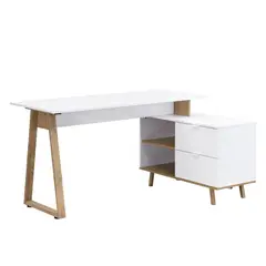 JUST HOME COLLECTION - Escritorio Melton Blanco OAK