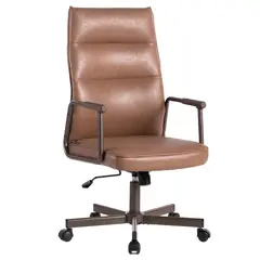 JUST HOME COLLECTION - Silla de Oficina Olivia Café