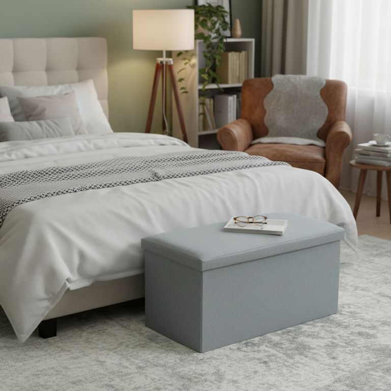 Banqueta Gris Claro 38x76x38cm