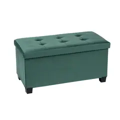 JUST HOME COLLECTION - Banqueta Barney Verde 38x76x38cm