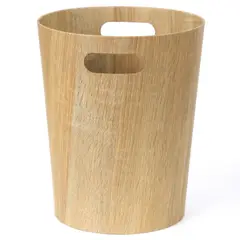 JUST HOME COLLECTION - Papelero Ecológico 14.7 Litros Madera Café