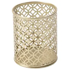 JUST HOME COLLECTION - Portalapices Metálico Dorado