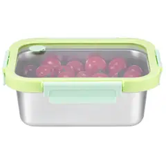 JUST HOME COLLECTION - Contenedor Inoxidable 800ml Verde