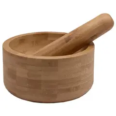 JUST HOME COLLECTION - Mortero de Bambú 13.5cm