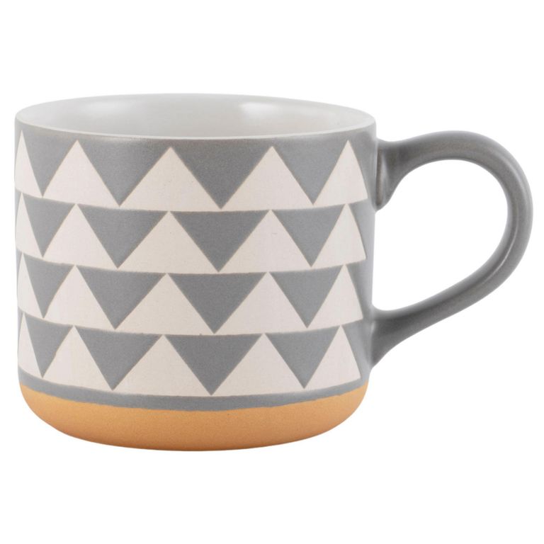 Mug 360 ml Cerámica 2025 PV Multicolor Líneas