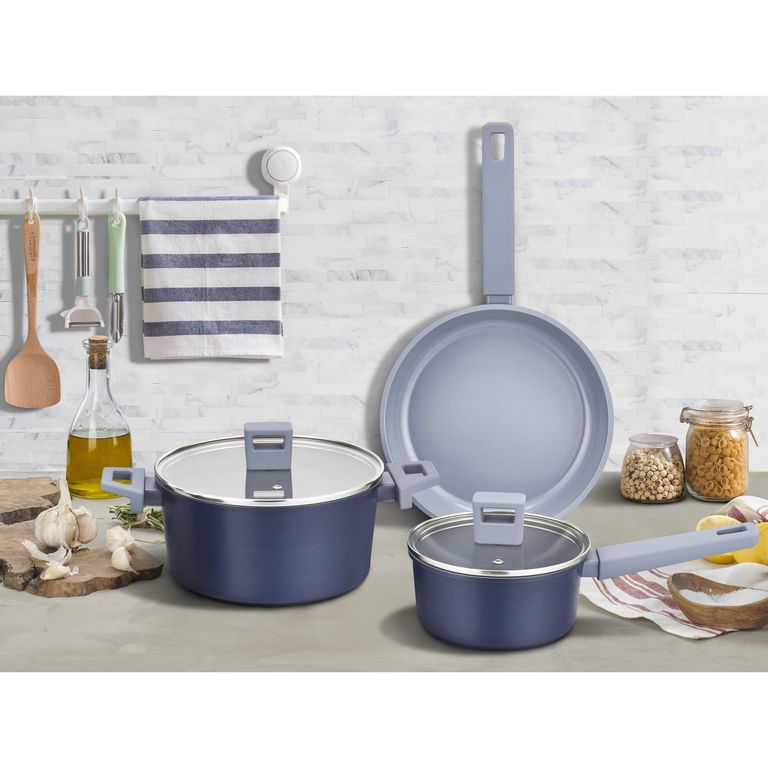 Batería de Cocina 5 Piezas Navy Nova