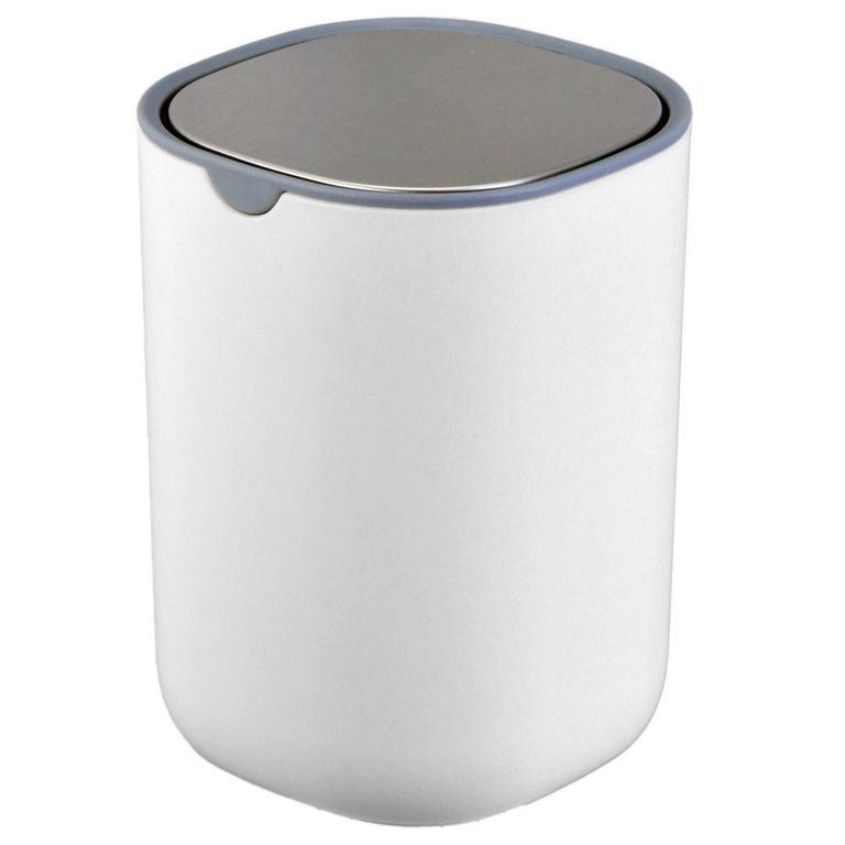 Basurero Portátil 1.5 Litros Blanco