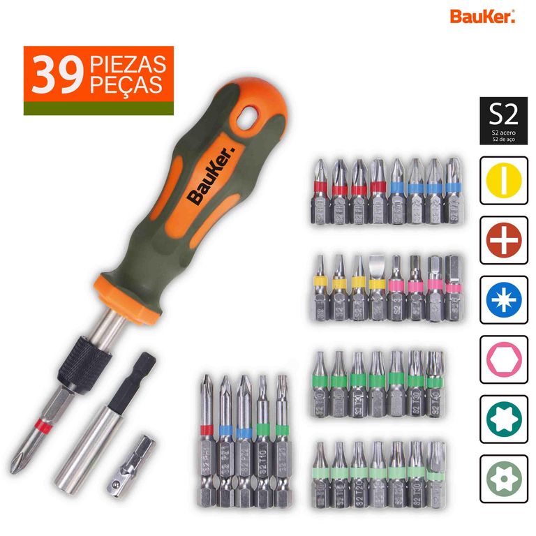 Set 39 Piezas Destornillador