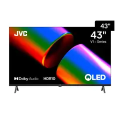 JVC - Televisor QLED 43 " 4K Ultra HD Google TV LT-43KB758