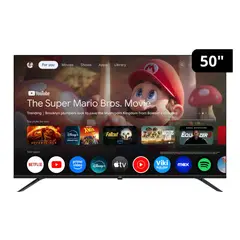 JVC - Televisor Smart TV JVC 50" 4K QLED UHD Google TV LT-50KM758