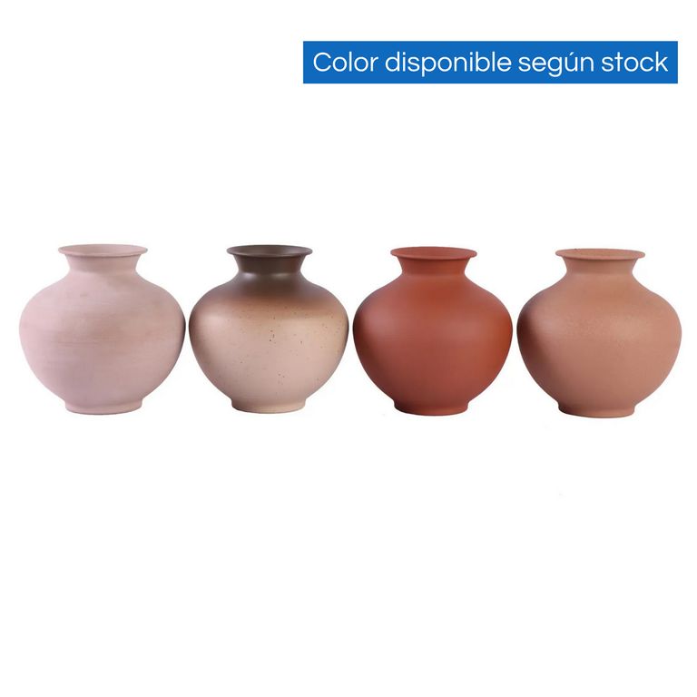Jarrón Metálico 23cm Antique - Color aleatorio