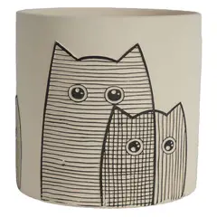 JUST HOME COLLECTION - Maceta Cerámica Animales 13 Cm