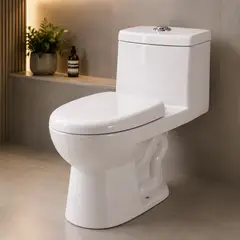 SENSI DACQUA - Inodoro One Piece Oslo De 30.5 Cm Doble Descarga