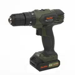 BAUKER - Taladro Percutor 12V 28Nm + 29 Accesorios + Bateria + Cargador