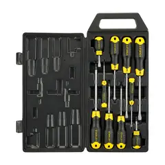 STANLEY - X10 DESARMADORES CAJA PLASTICA