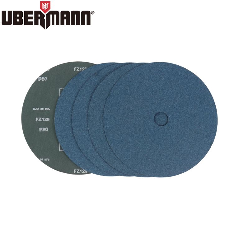 Set 5 Discos Lija Metal G80 7"