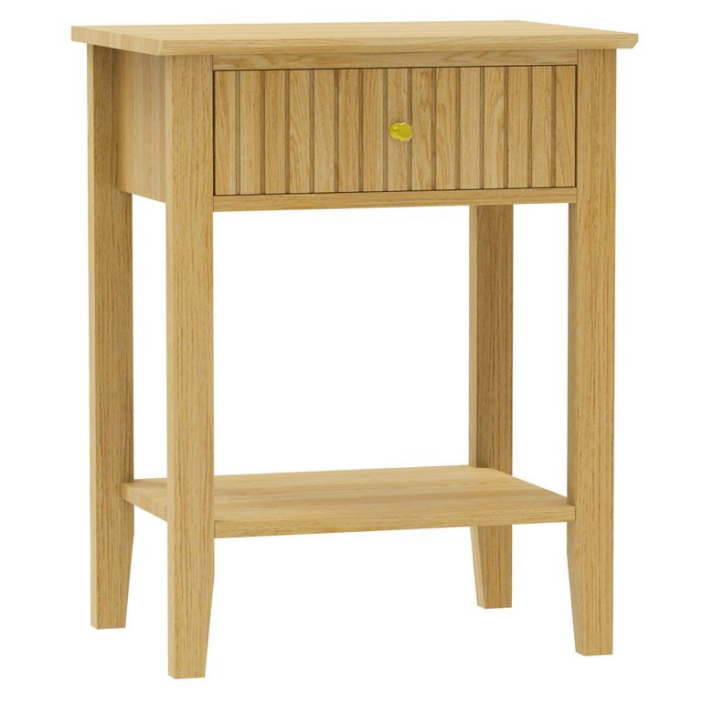 Velador Cottage 1 Cajón OAK Natural