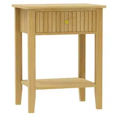 JUST HOME COLLECTION - Velador Cottage 1 Cajón OAK Natural