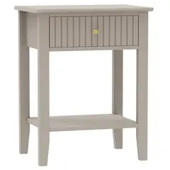 JUST HOME COLLECTION - Velador Cottage 1 Cajón Taupe