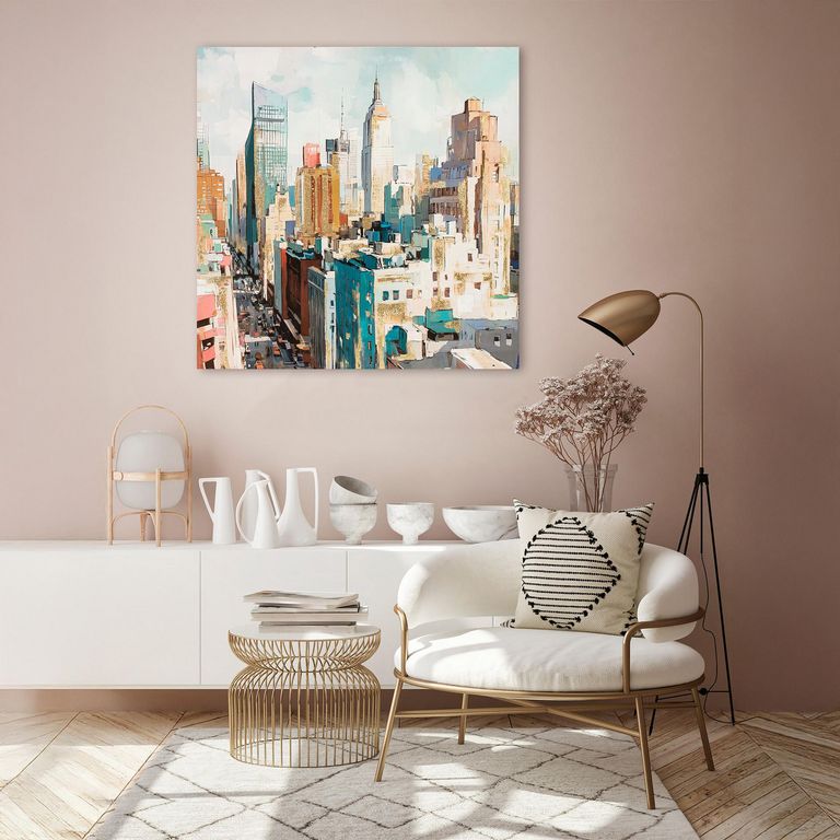 Cuadro Ciudad Big 80x80cm