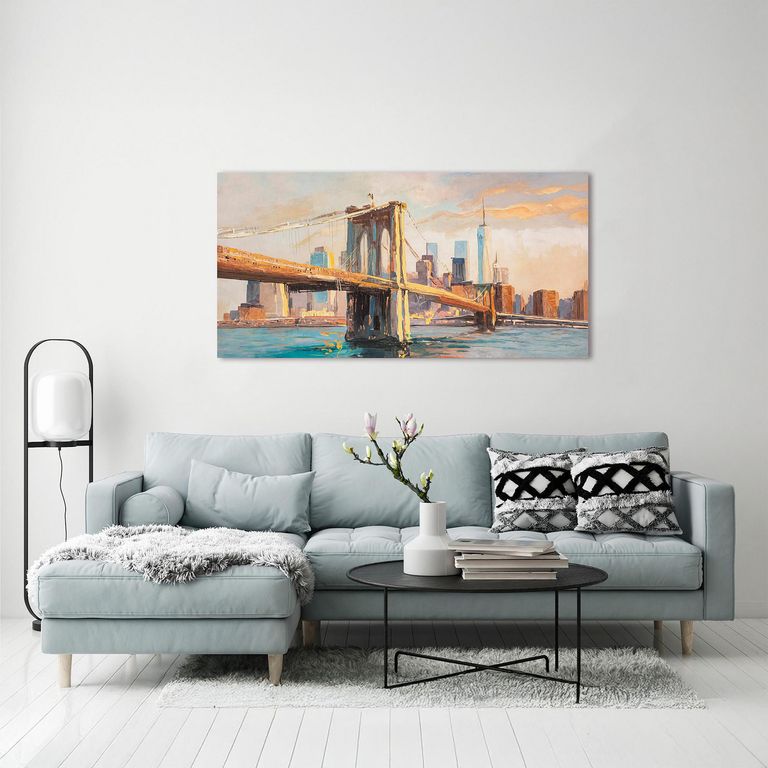 Canvas Puente Ciudad 120x60cm