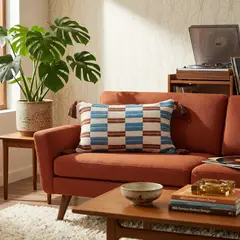 JUST HOME COLLECTION - Cojín Retro Print 30 x 50 Multicolor