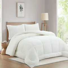 JUST HOME COLLECTION - Edredón Corderito 2 Plazas Crudo