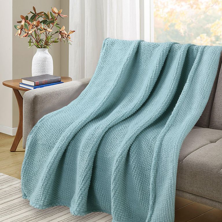 Manta Jacquard Sherpa 125 x 150 Verde