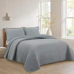 JUST HOME COLLECTION - Cubrecama Urbano Velvet King Gris
