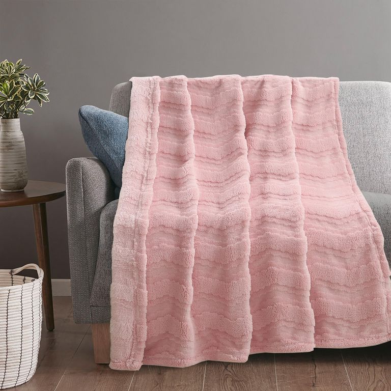 Manta Teen Sherpa 125 x 150 Rosa