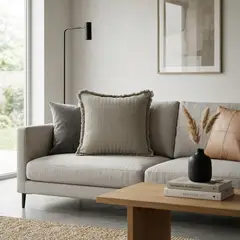 JUST HOME COLLECTION - Cojín Retro Tejido 45 x 45 Verde