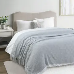JUST HOME COLLECTION - Manta Urbano 130 x 160 Gris Perla