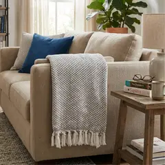 JUST HOME COLLECTION - Manta Terra Limbo 130 x 160 Mostaza