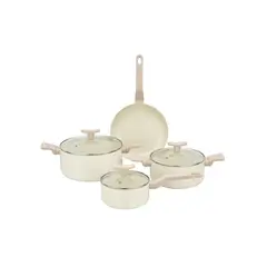 JUST HOME COLLECTION - Juego de Batería 7 Piezas Beige