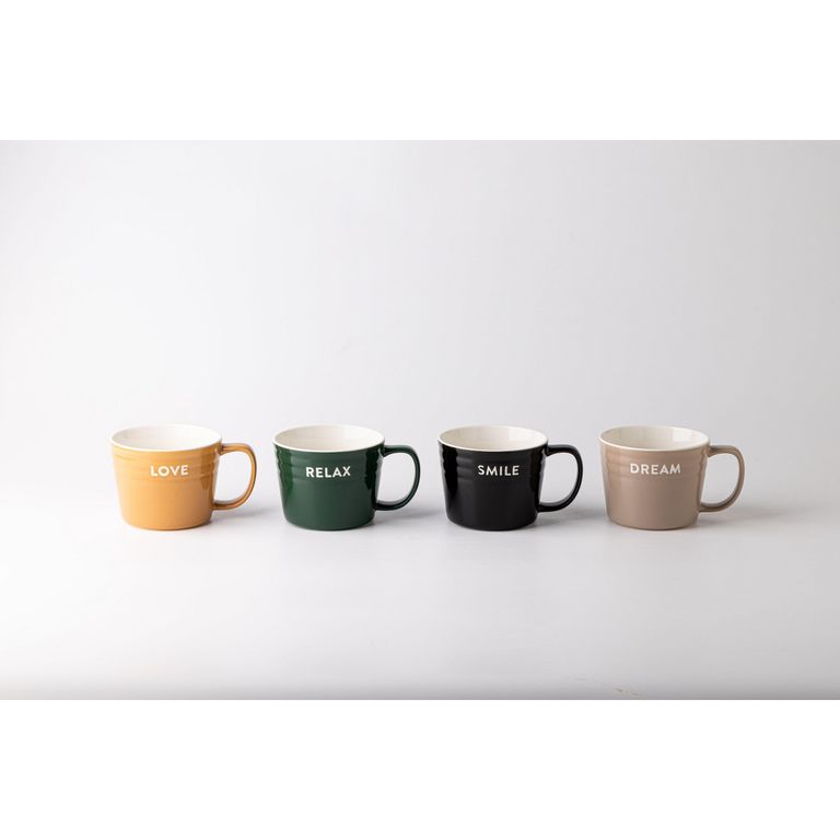 Tazón/Mug 450 ml Frases Multicolor