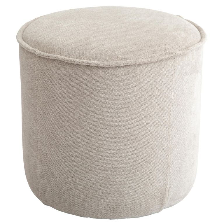 Puff Redondo 40cm Beige