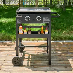 MR BEEF - Plancha a Gas 2 Quemadores