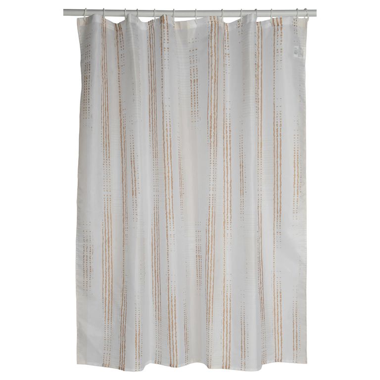 Cortina de Baño Panal Beige 180x180cm