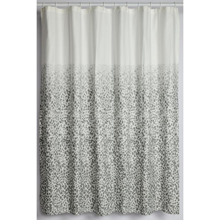 Cortina de Baño Leopardo Gris 180x180cm