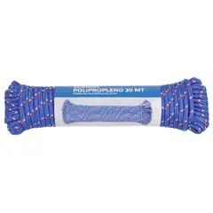 FIXSER - Cuerda Polipropileno 8 mm 30 m Azul