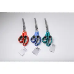 BAUKER - Set de 3 Tijeras Acero Inoxidable