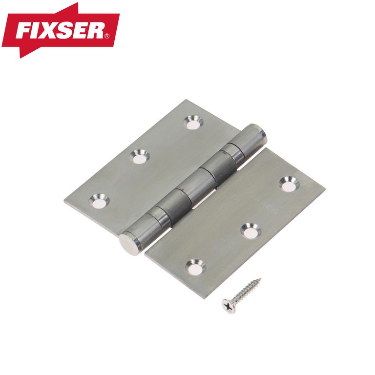1 Bisagra 3.5" Inox Satin
