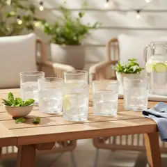 JUST HOME COLLECTION - Juego de Vasos 6 Piezas 310ml Milano