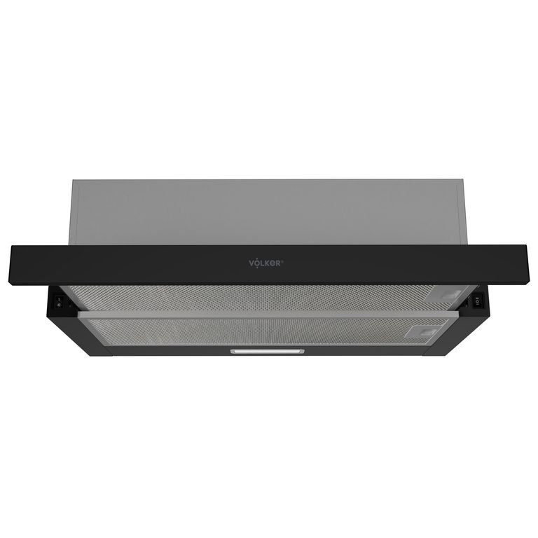Campana Retractil Negro Volker 60cm