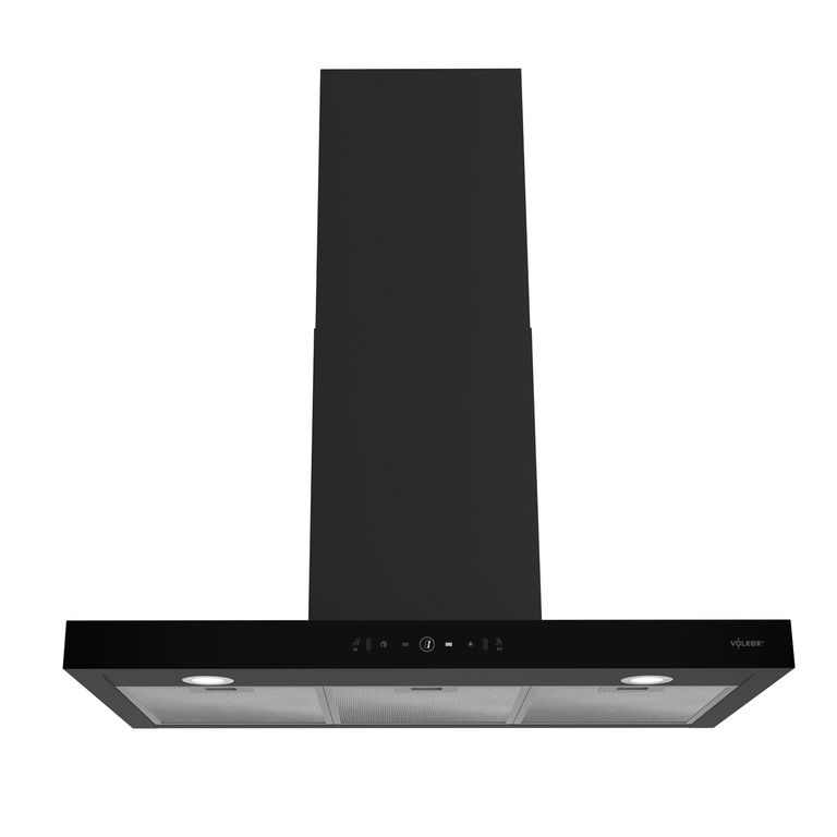 Campana Decorativa Touch Negra Volker 90cm