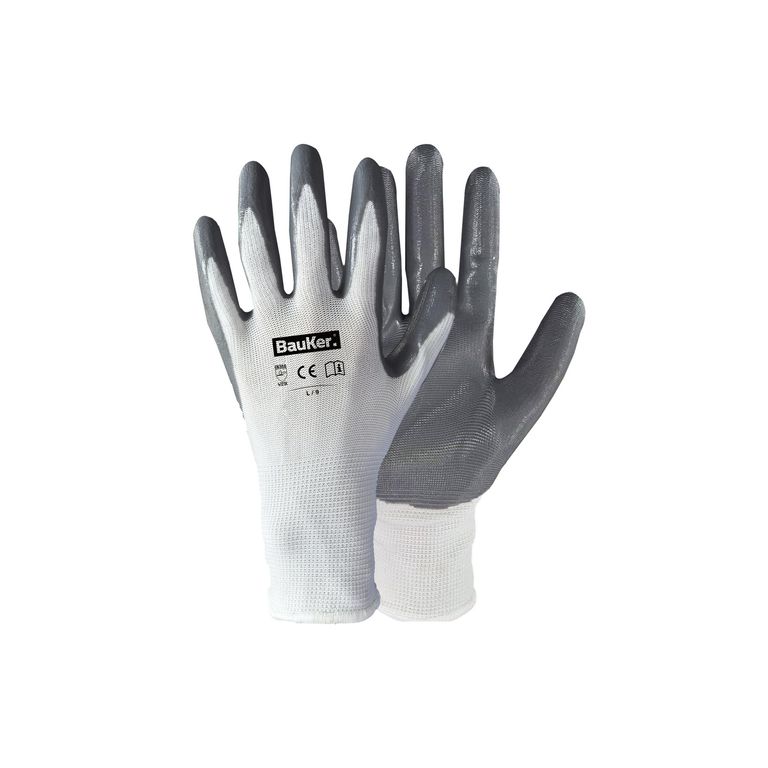 1 Par Guante Multi Polynit Gris L