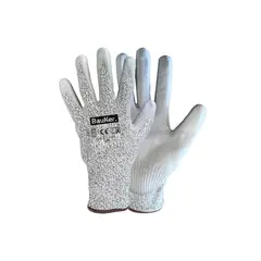 BAUKER - 1 Par de Guantes Anticorte Gris L